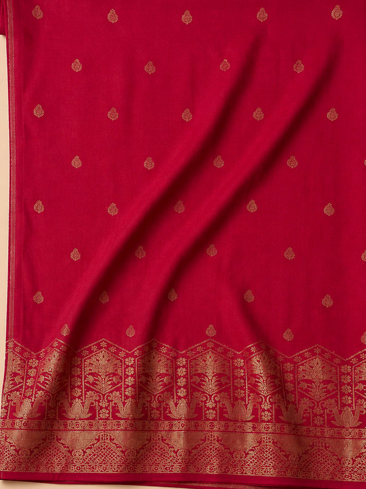 Rani Cotton Blend Embroidered Unstitched Dress Material