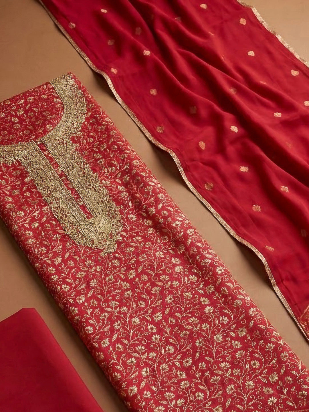 Rani Cotton Blend Embroidered Unstitched Dress Material
