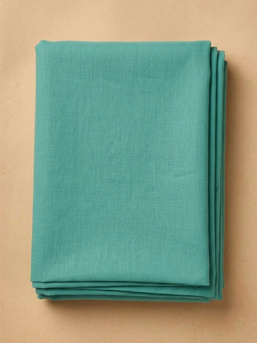 Rama Green Cotton Blend Embroidered Unstitched Dress Material