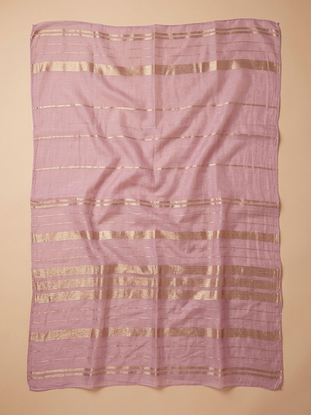 Pink Embroidered Chanderi Unstitched Suit &amp; Pant With Chanderi Dupatta