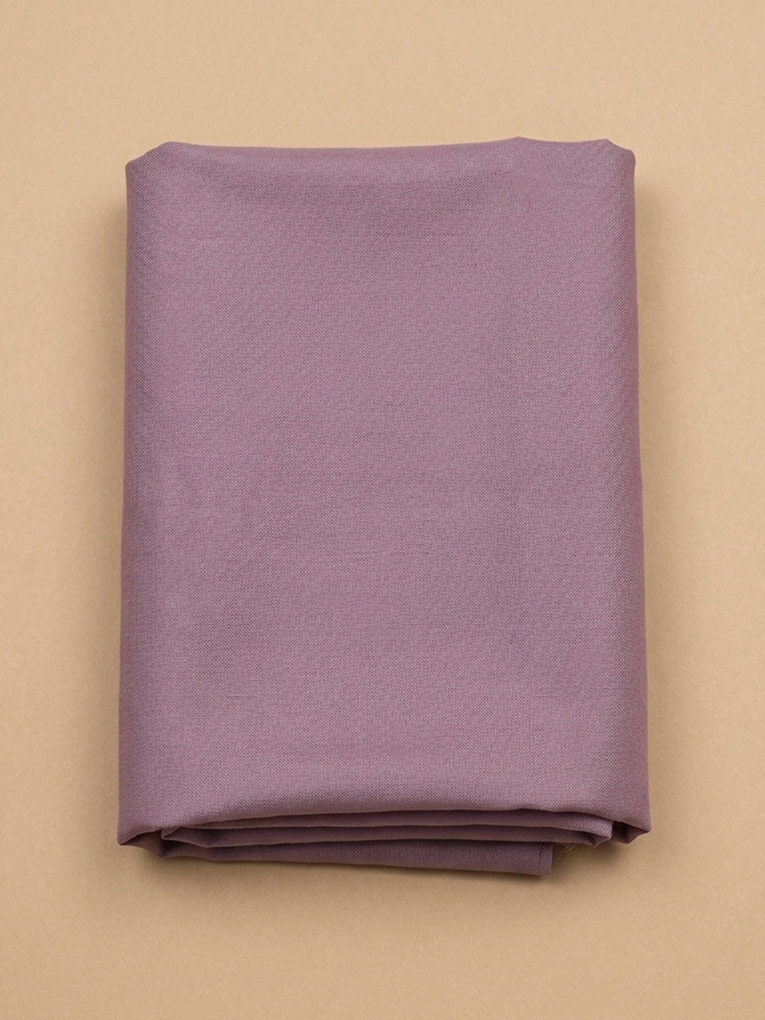 Purple Embroidered Chanderi Unstitched Suit &amp; Pant With Chiffon Dupatta