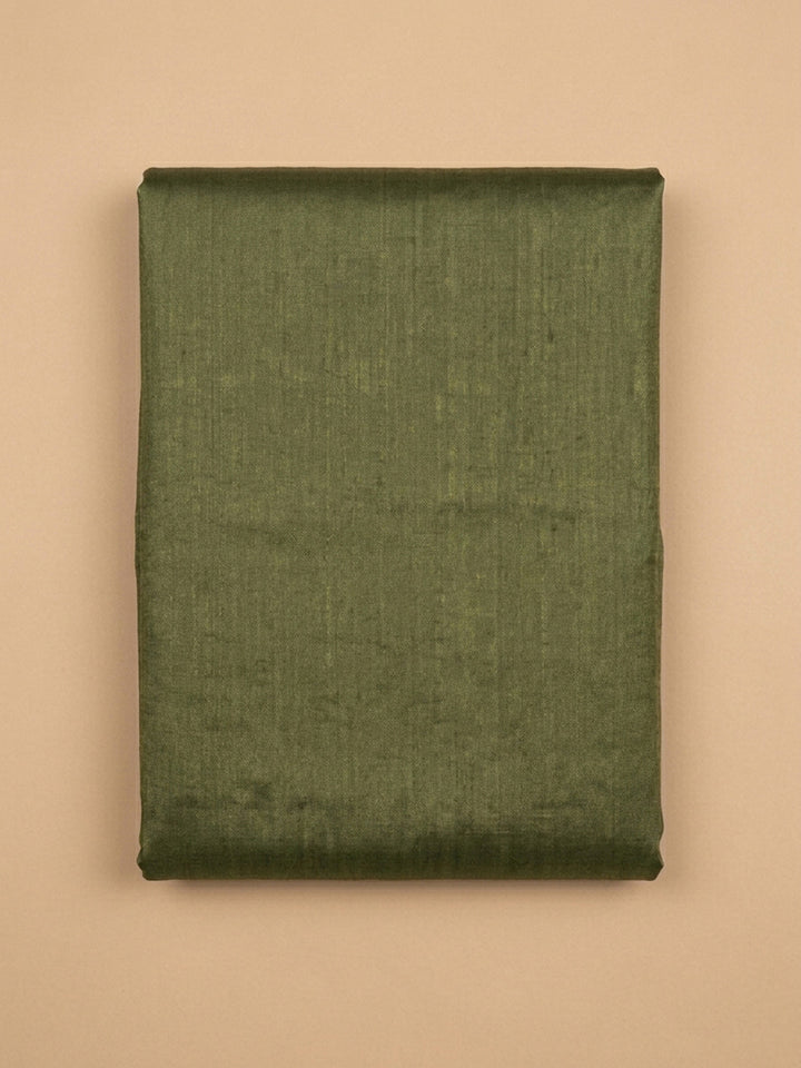 Green Embroidery Tissue Unstitched Dress Material