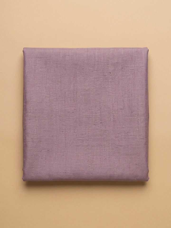 Lavender Embroidery Chanderi Unstitched Dress Material