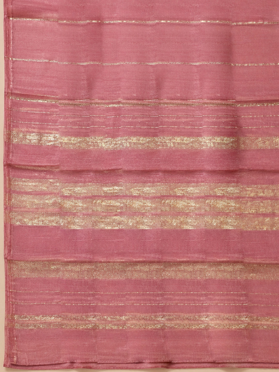 Peach Embroidery Chanderi Unstitched Dress Material