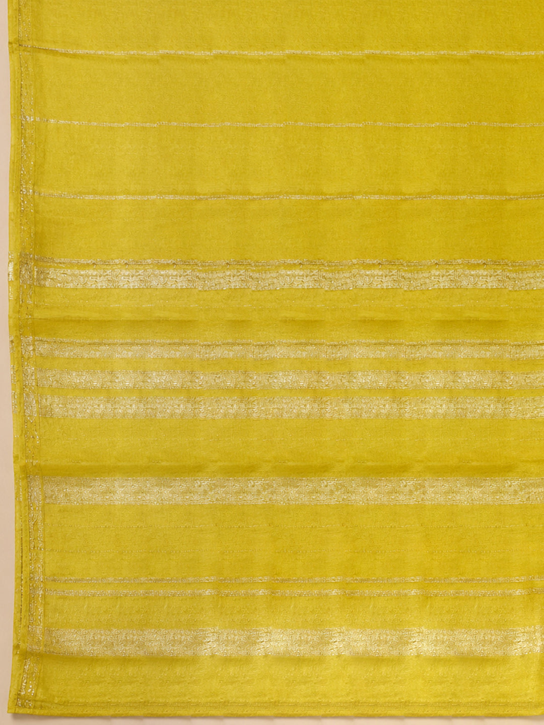 Yellow Embroidery Chanderi Unstitched Dress Material