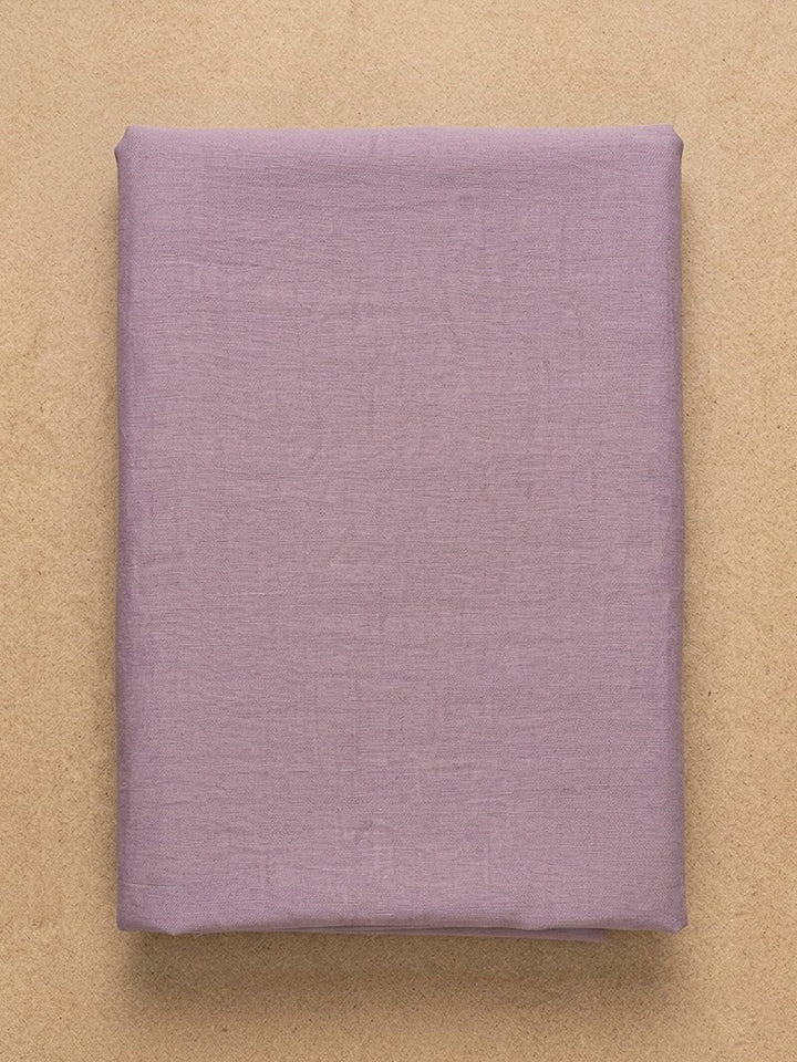 Lavender Chanderi Embroidered Unstitched Dress Material