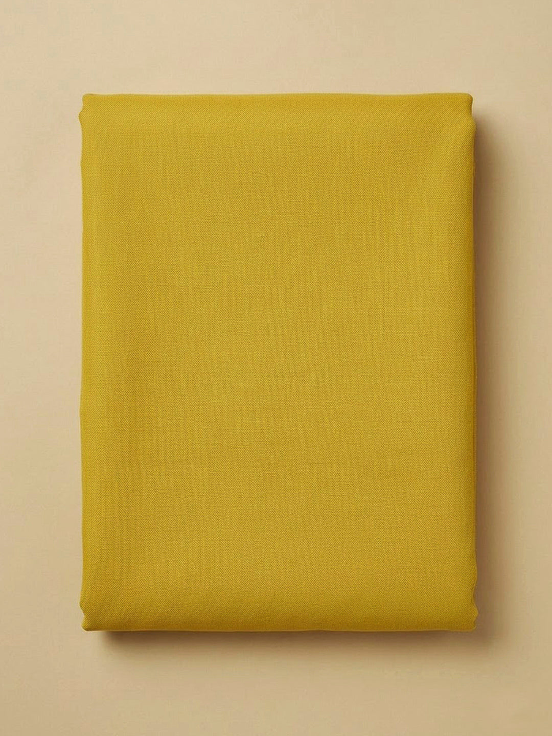 Yellow Chanderi Embroidered Unstitched Dress Material