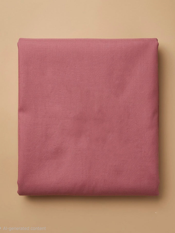 Pink Chanderi Embroidered Unstitched Dress Material