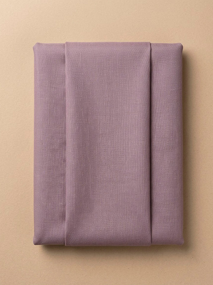 Lavender Chanderi Embroidered Unstitched Dress Material