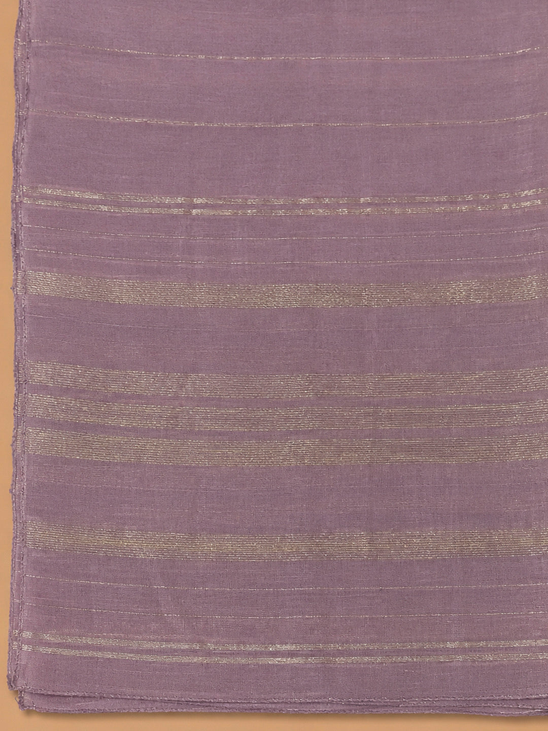 Lavender Chanderi Embroidered Unstitched Dress Material