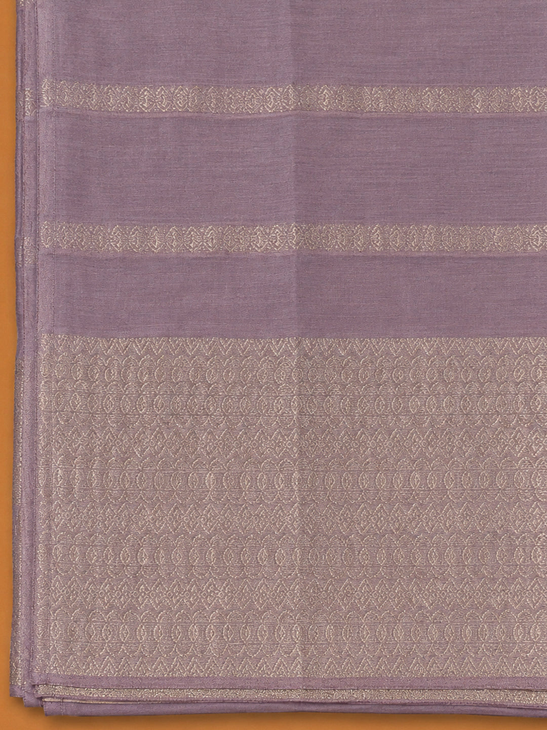Lavender Chanderi Embroidered Unstitched Dress Material