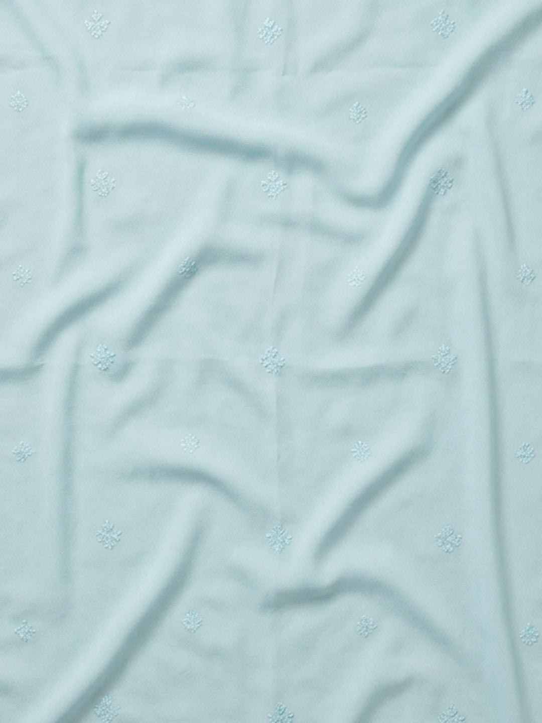 Firozee Embroidered Cotton Blend Unstitched Suit &amp; Pant With Cotton Dupatta
