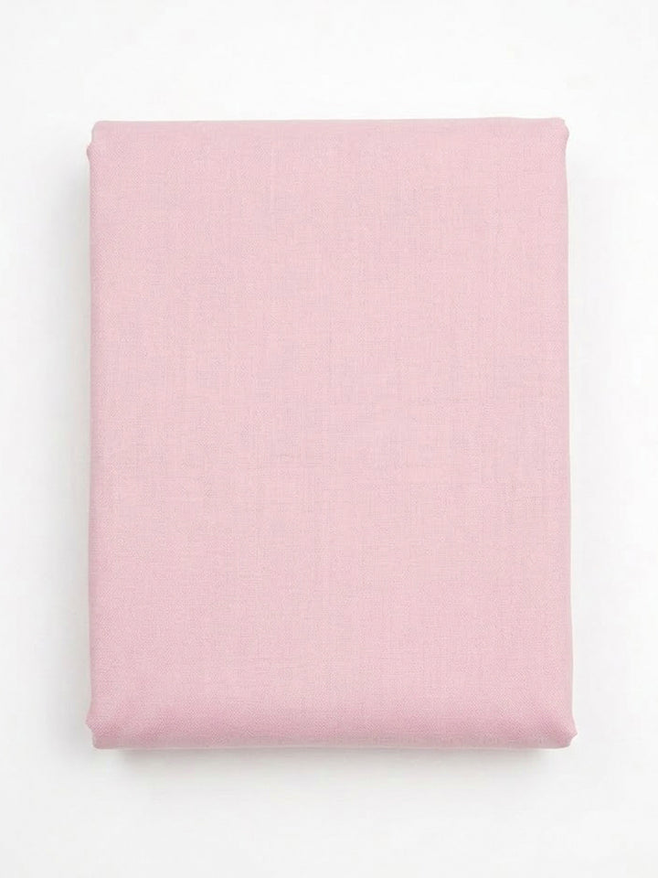 Pink Cotton Blend Embroidered Unstitched Dress Material