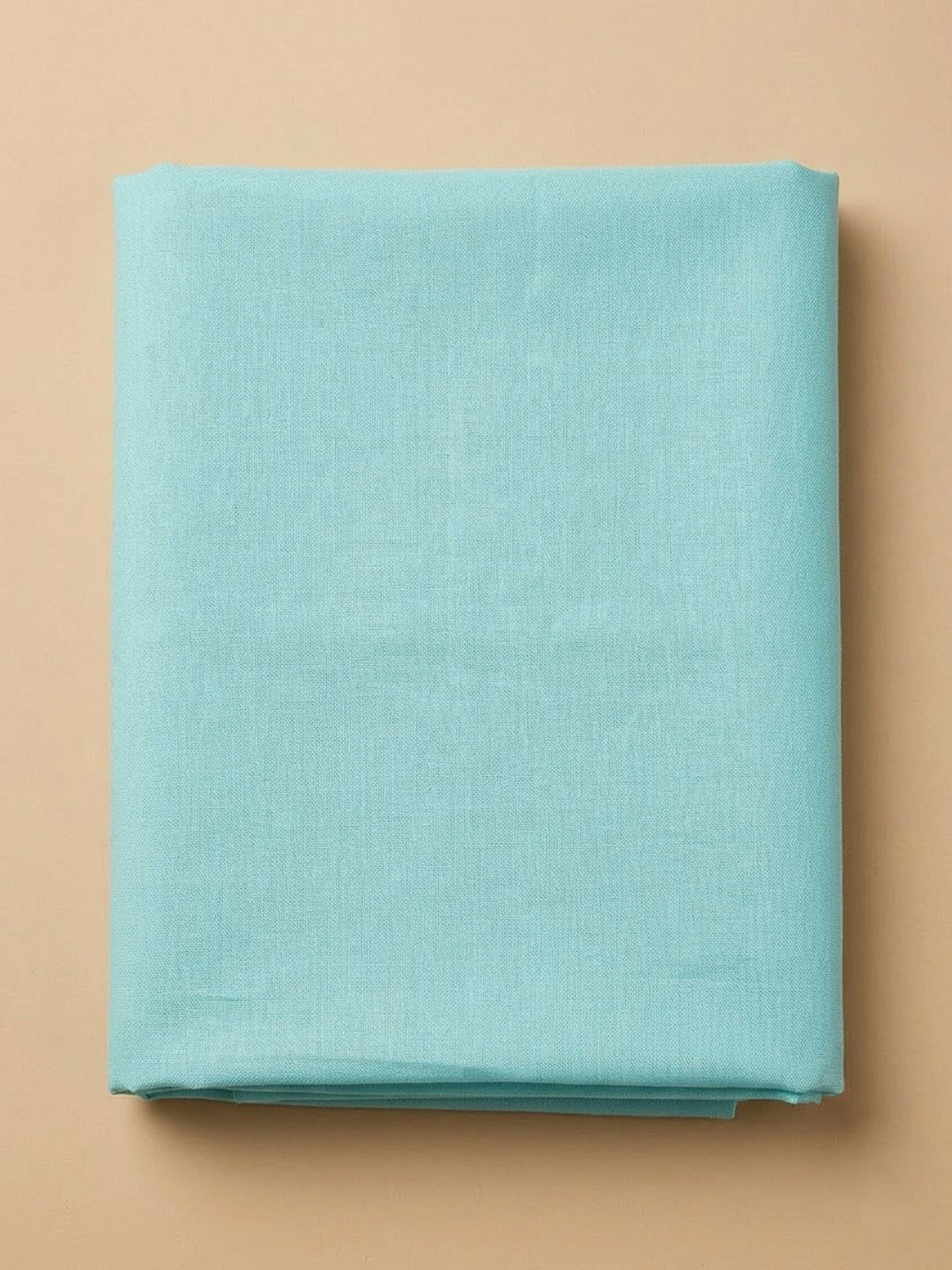 Sky Blue Cotton Blend Embroidered Unstitched Dress Material