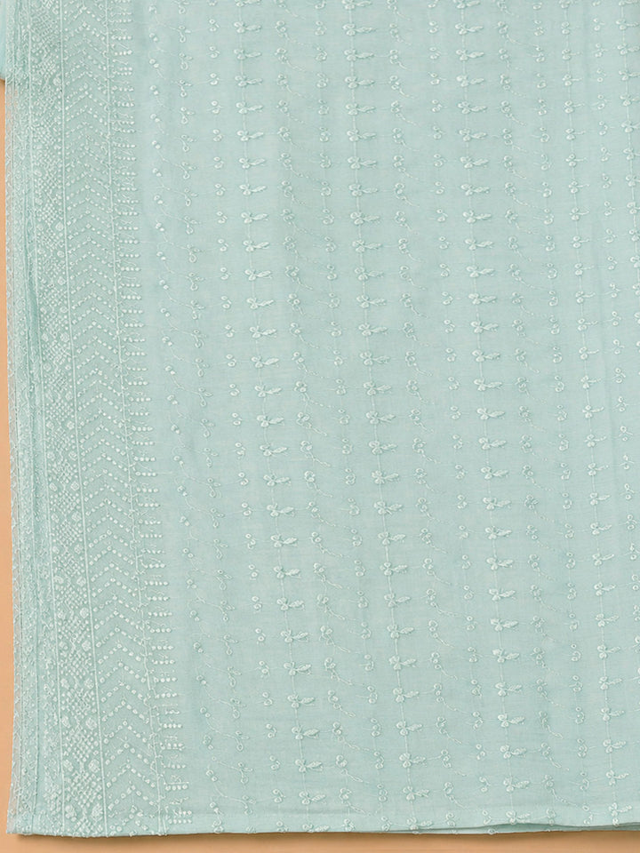 Firozee Cotton Blend Embroidered Unstitched Dress Material