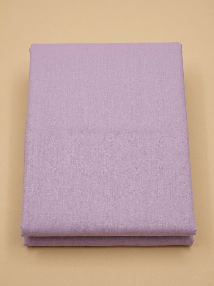 Pink Lavender Cotton Blend Embroidered Unstitched Dress Material