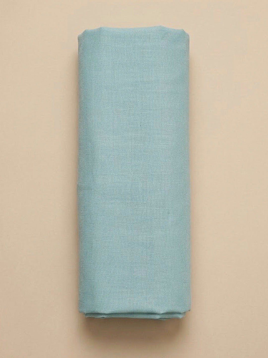 Sky Blue Cotton Blend Embroidered Unstitched Dress Material