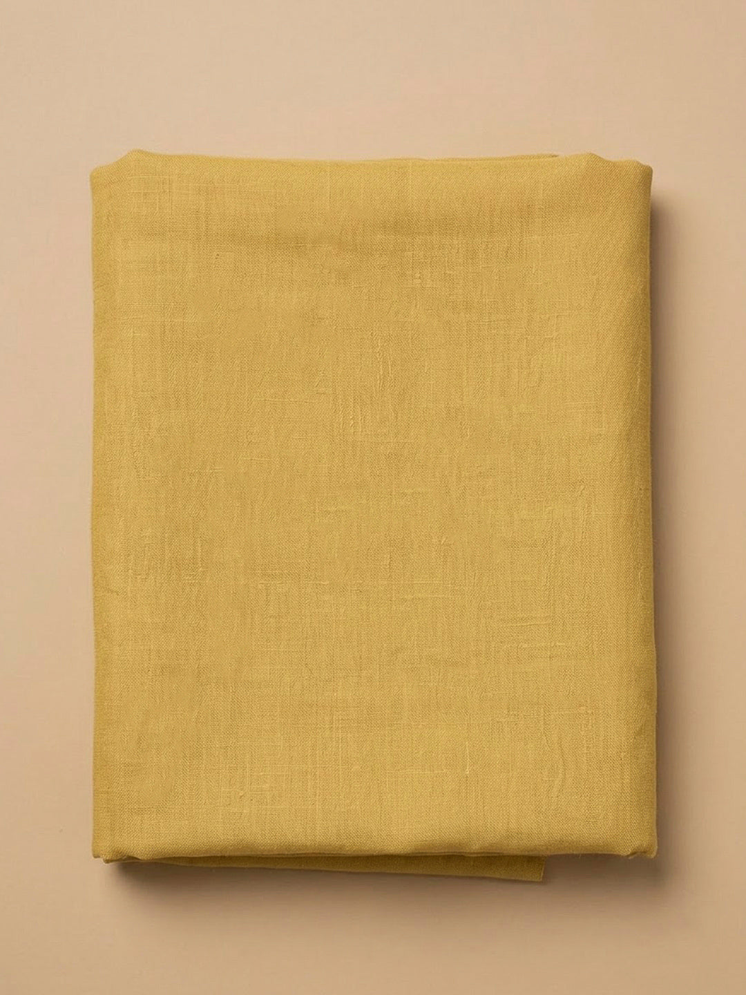 Mustard Cotton Blend Embroidered Unstitched Dress Material