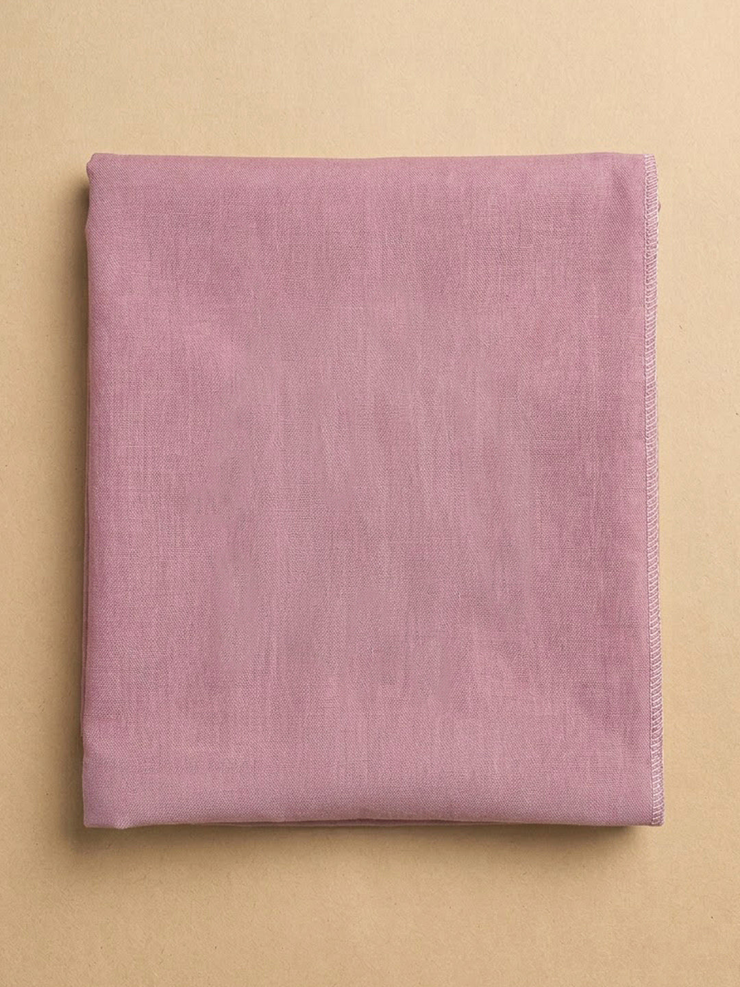 Onion Pink Cotton Blend Printed Unstitched Dress Material