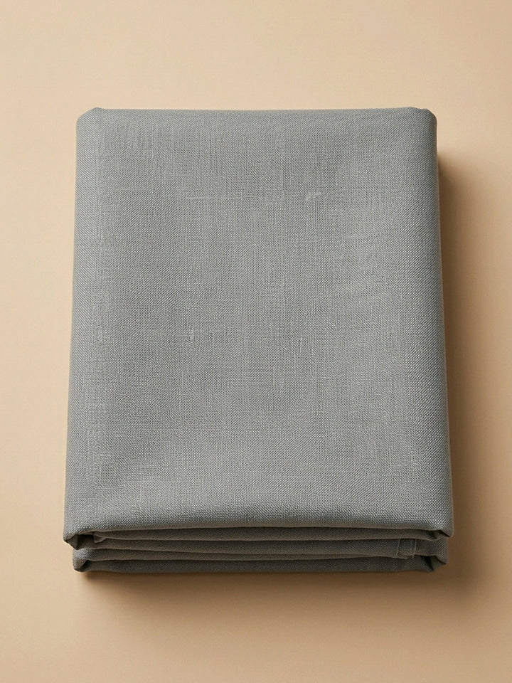 Grey Embroidery Cotton Blend Unstitched Dress Material