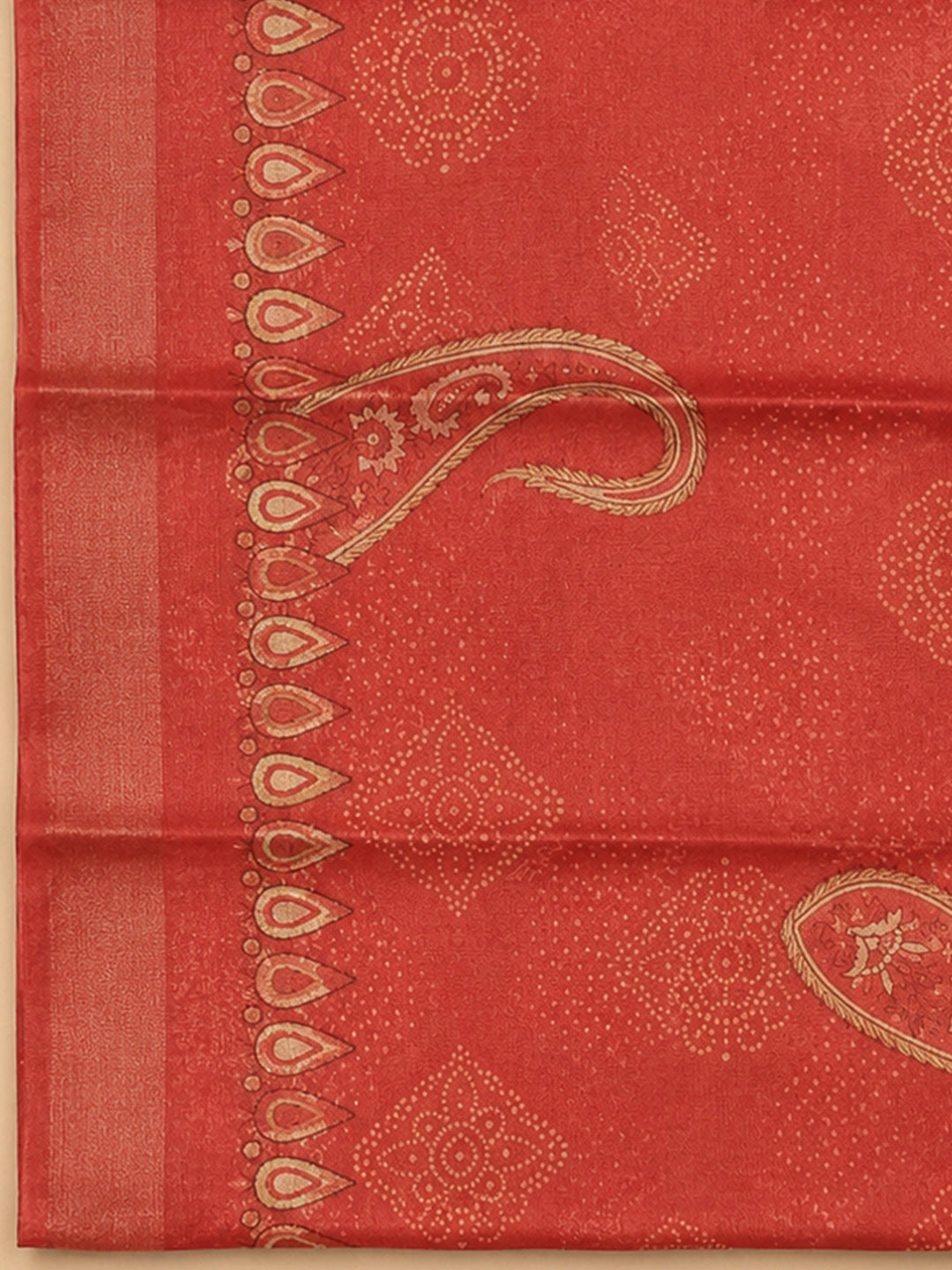 Dusty Pink Embroidery Chanderi Unstitched Dress Material