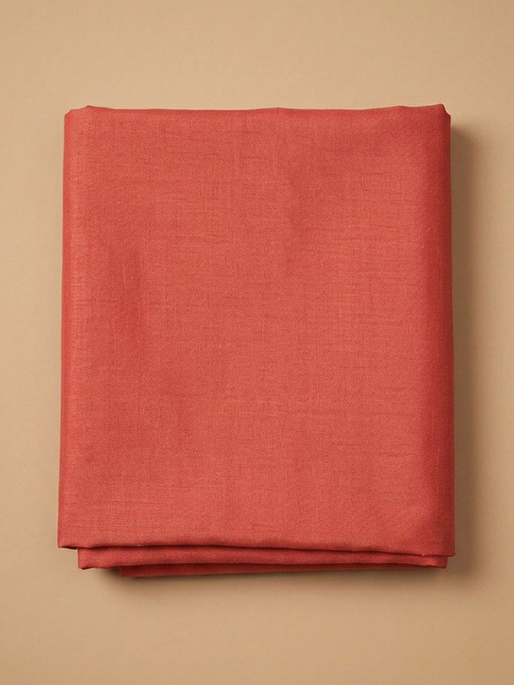Dusty Pink Embroidery Chanderi Unstitched Dress Material