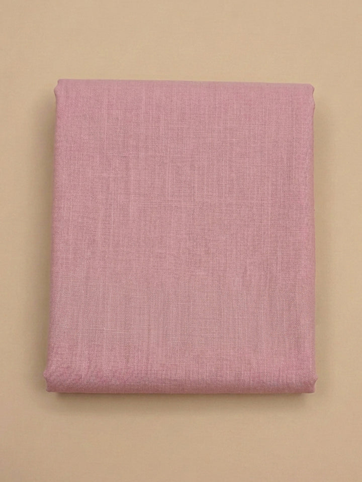 Peach  Chanderi Unstitched Dress Material