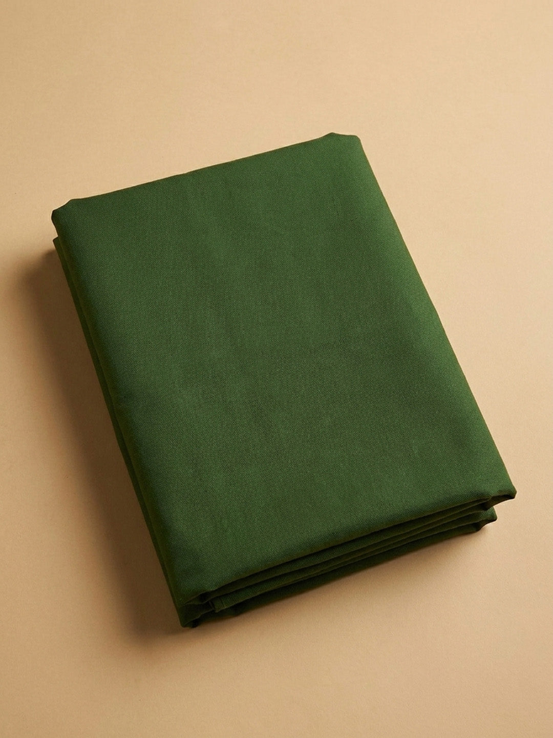 Bottle Green  Chanderi Unstitched Dress Material