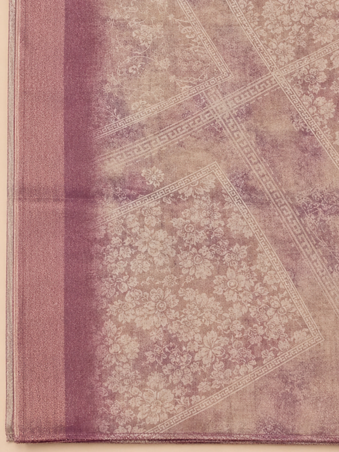 Onion Pink  Chanderi Unstitched Dress Material