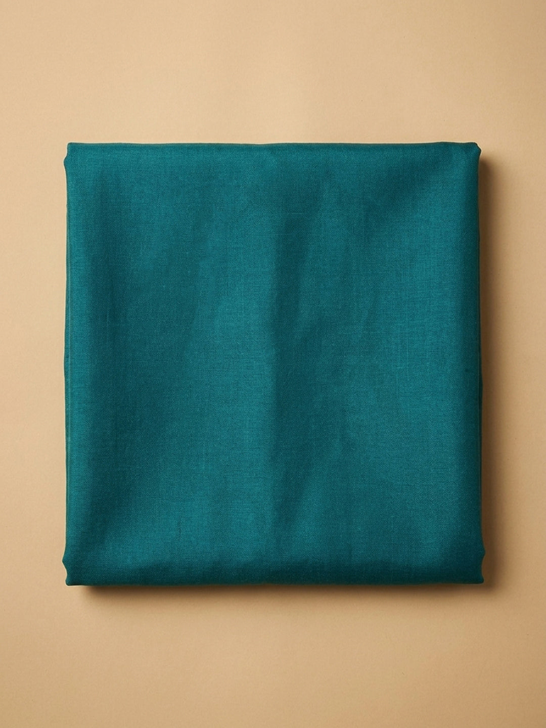 Teal Green  Chanderi Unstitched Dress Material