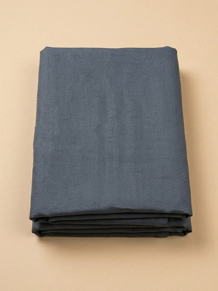 Grey  Chanderi Unstitched Dress Material