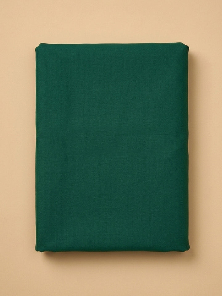 Rama Green  Chanderi Unstitched Dress Material