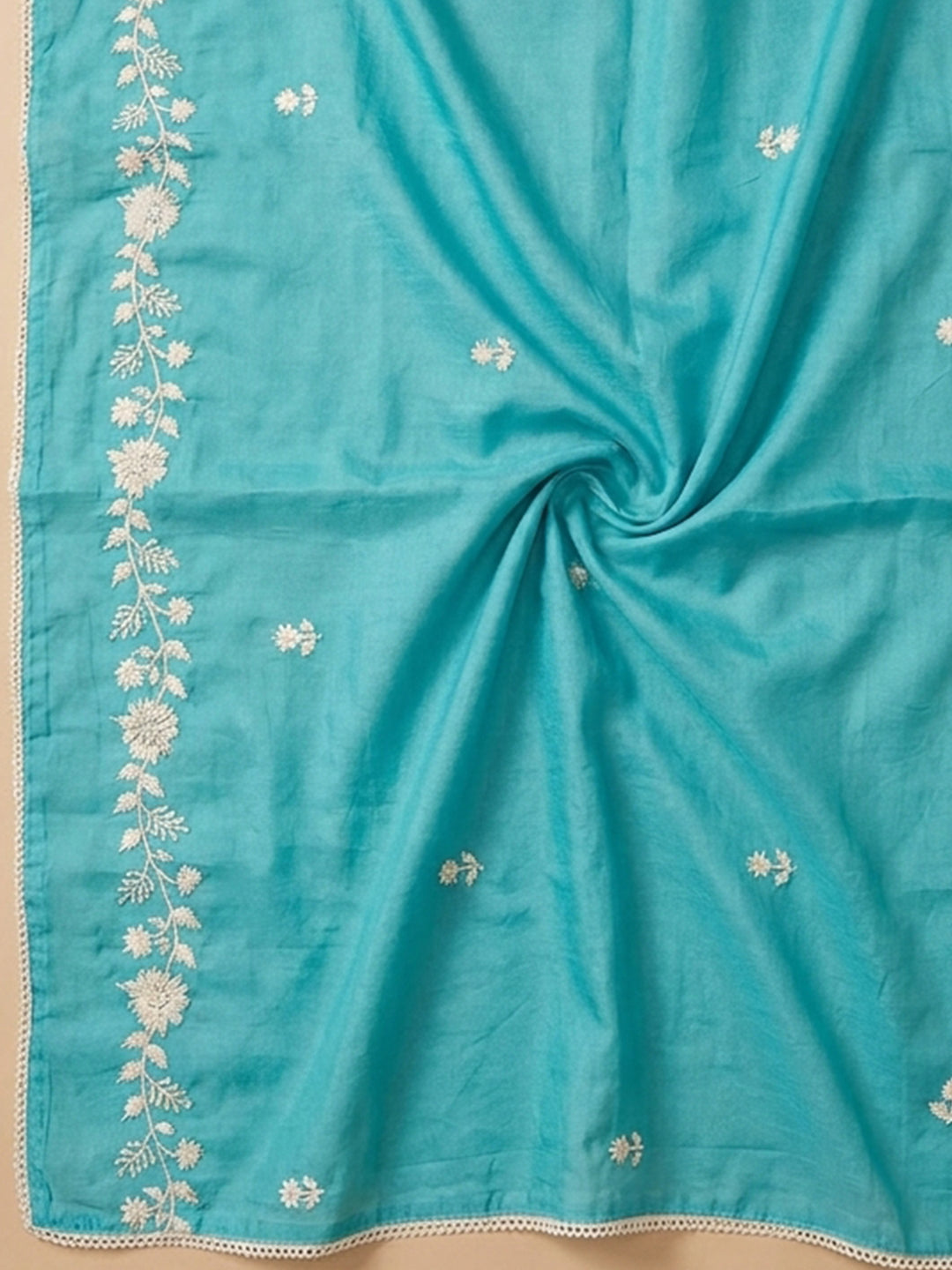 Firozee  Chanderi Unstitched Dress Material