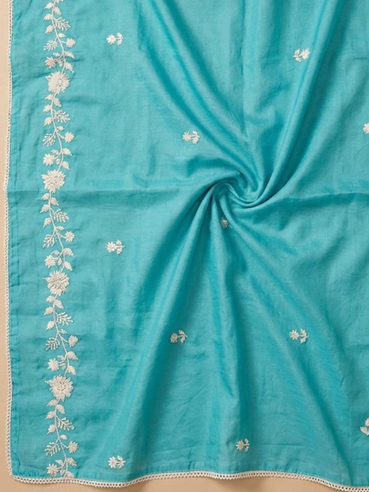 Firozee  Chanderi Unstitched Dress Material