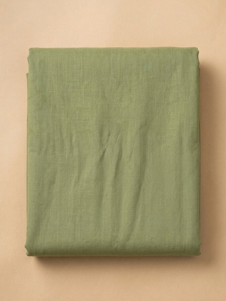 Pista Green  Chanderi Unstitched Dress Material
