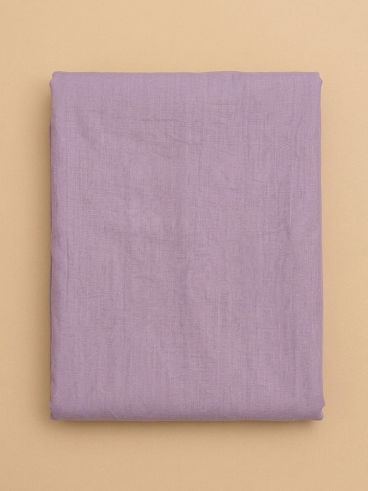 Purple  Chanderi Unstitched Dress Material