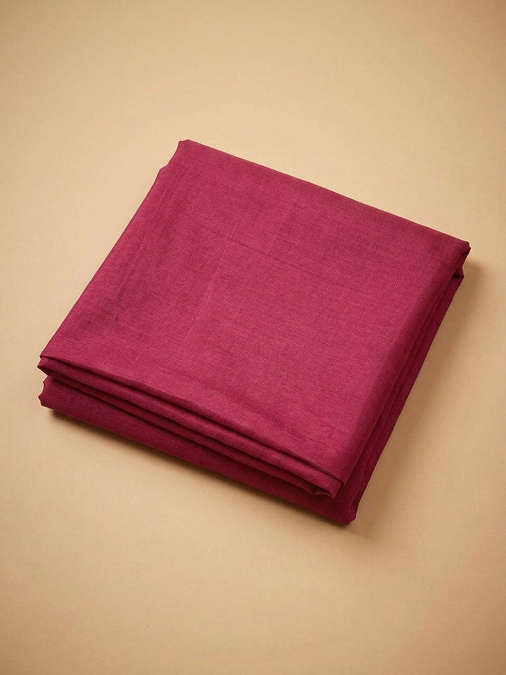 Peach  Chanderi Unstitched Dress Material