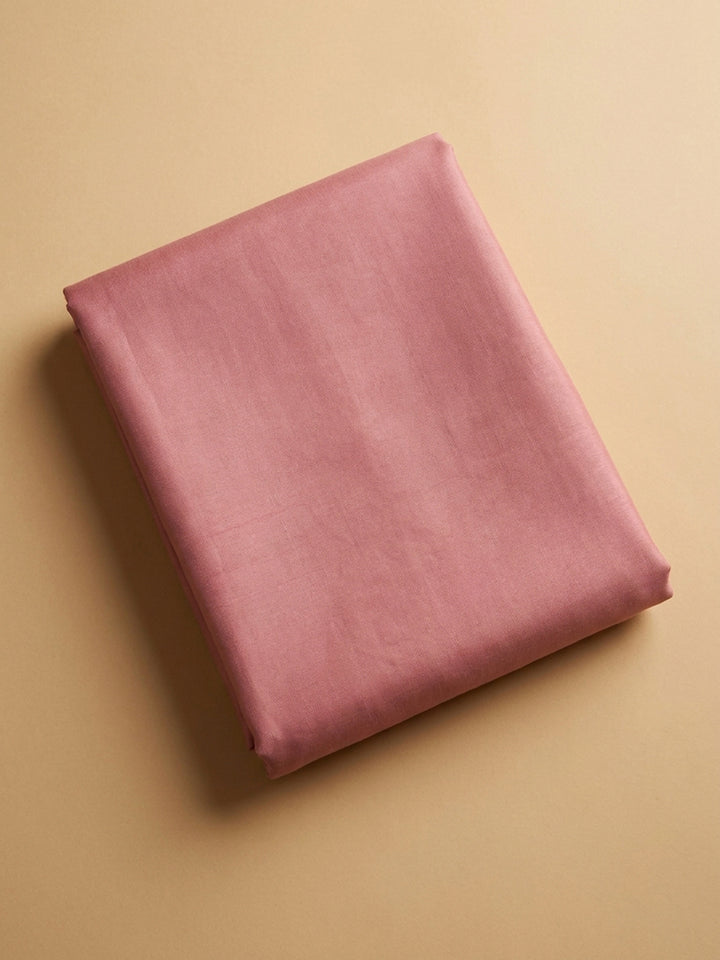 Peach  Chanderi Unstitched Dress Material