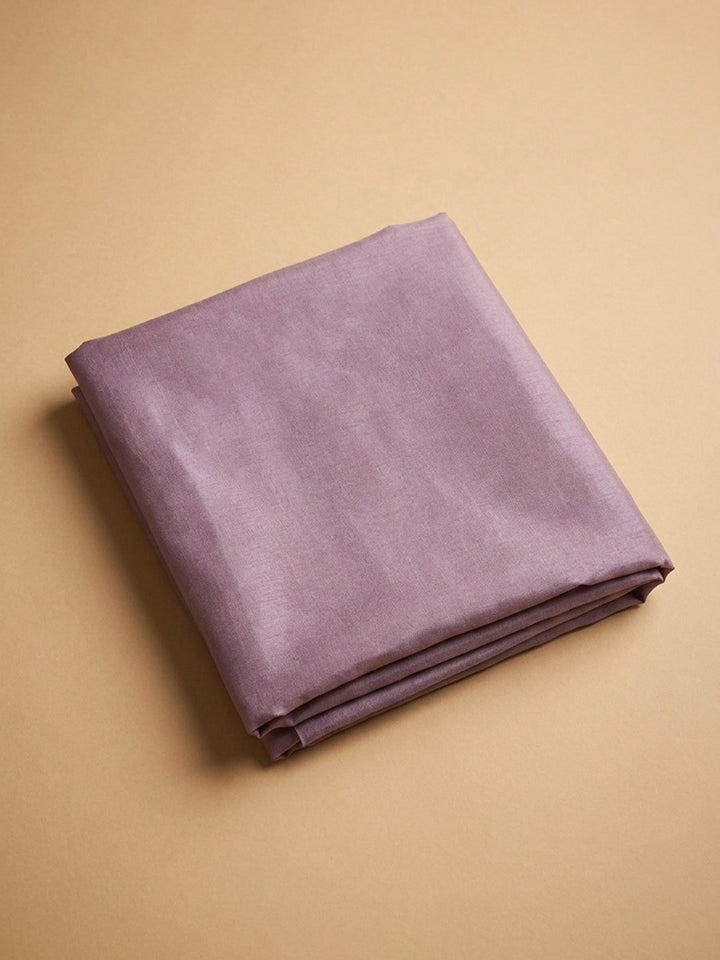 Purple  Chanderi Unstitched Dress Material