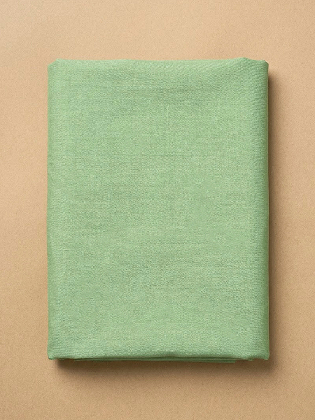 Pista Green Chanderi Embroidered Unstitched Dress Material