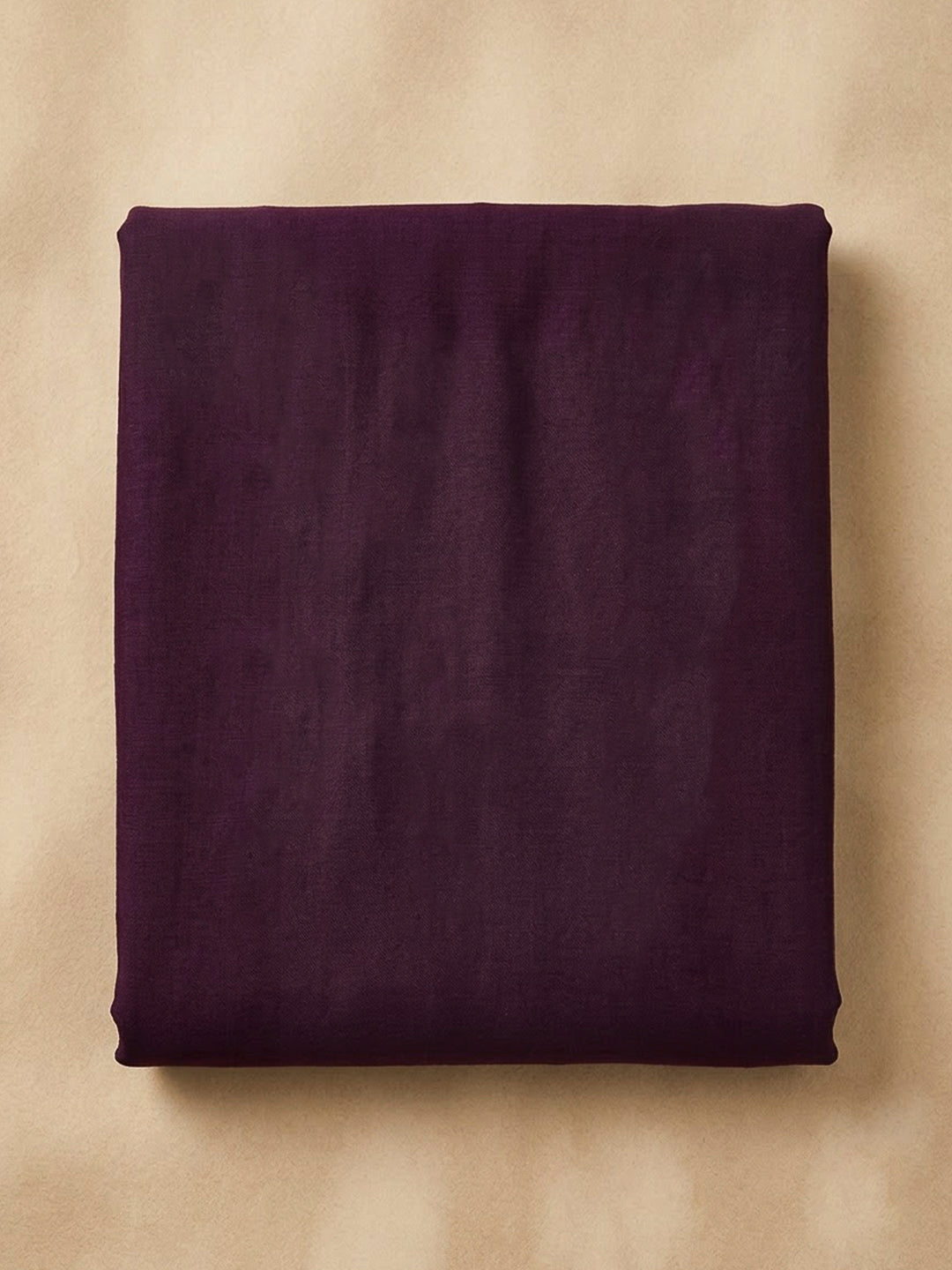 Purple Chanderi Embroidered Unstitched Dress Material