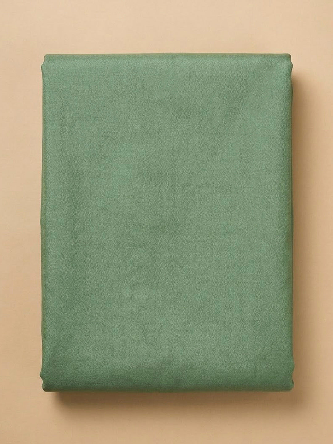Aqua Green Chanderi Embroidered Unstitched Dress Material