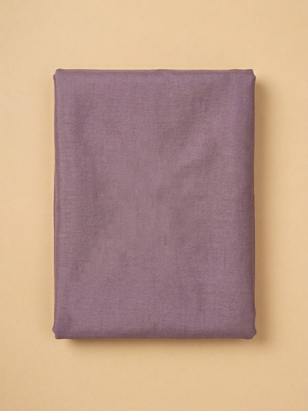 Purple Embroidered Chanderi Unstitched Suit &amp; Pant With Chanderi Dupatta