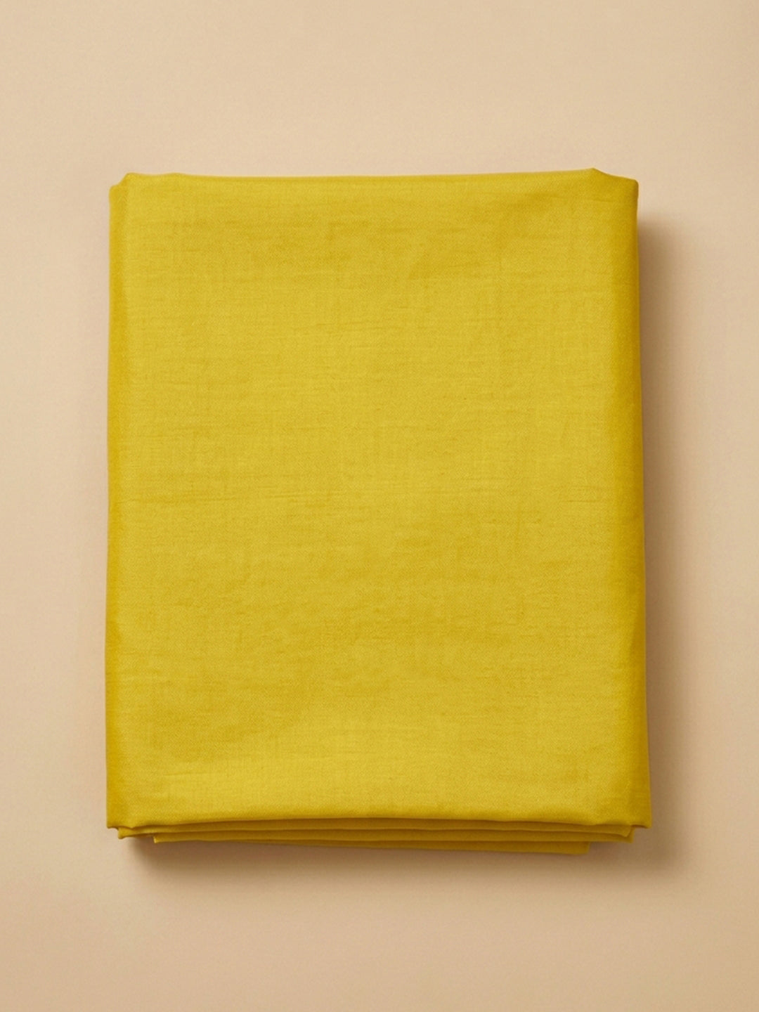 Yellow Embroidered Chanderi Unstitched Suit &amp; Pant With Chanderi Dupatta