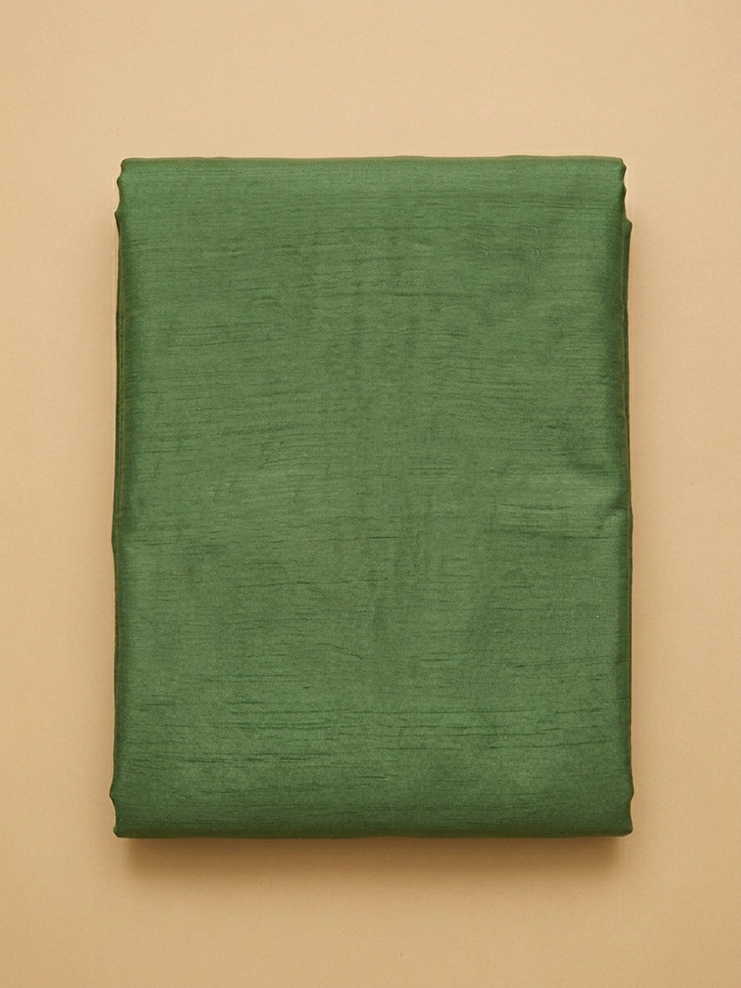 Bottle Green Embroidered Chanderi Unstitched Suit &amp; Pant With Chanderi Dupatta