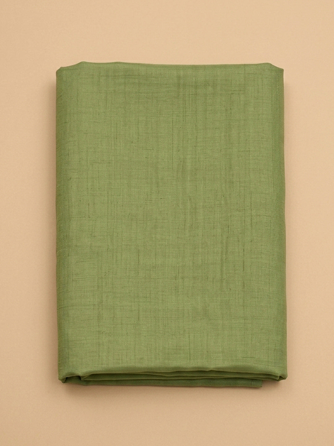 Pista Green Embroidery Chanderi Unstitched Dress Material