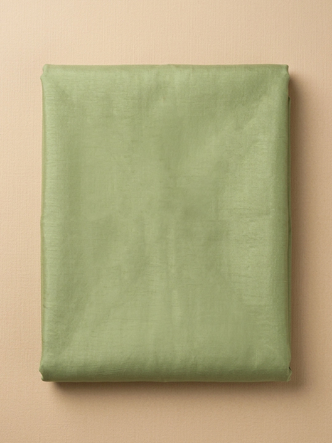 Pista Green Embroidery Chanderi Unstitched Dress Material