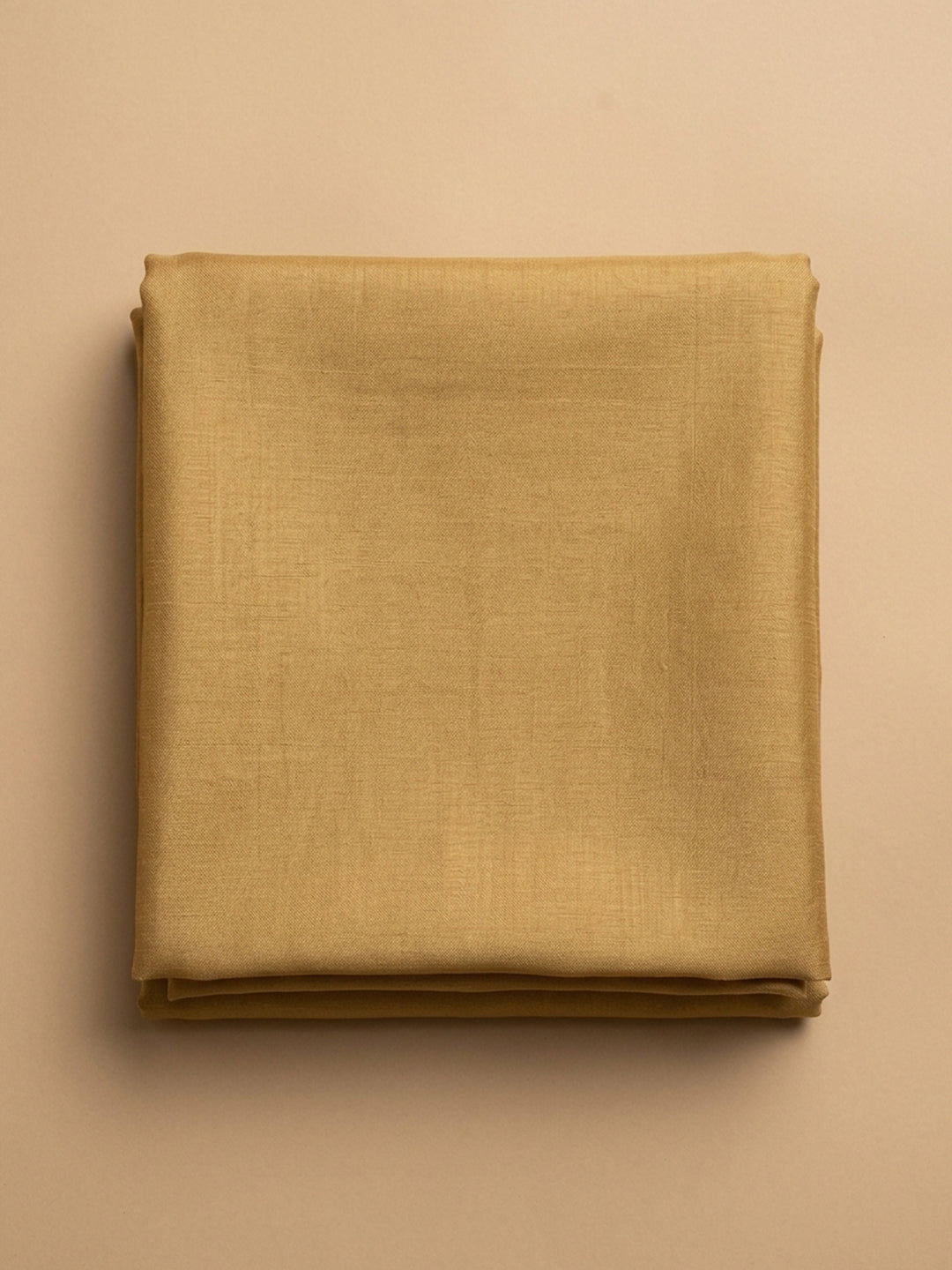 Mustard  Chanderi Unstitched Dress Material