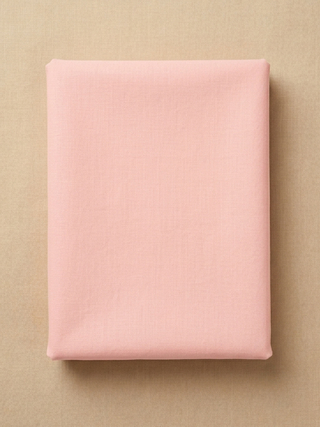 Peach Printed Cotton Blend Unstitched Dress Material