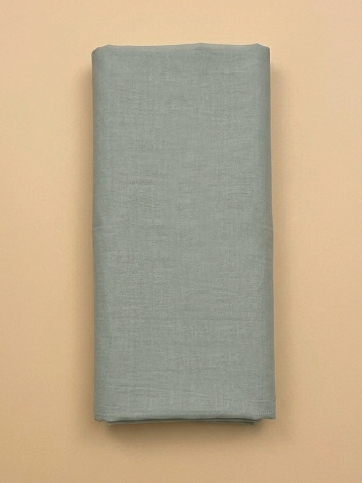 Grey Printed Cotton Blend Unstitched Dress Material